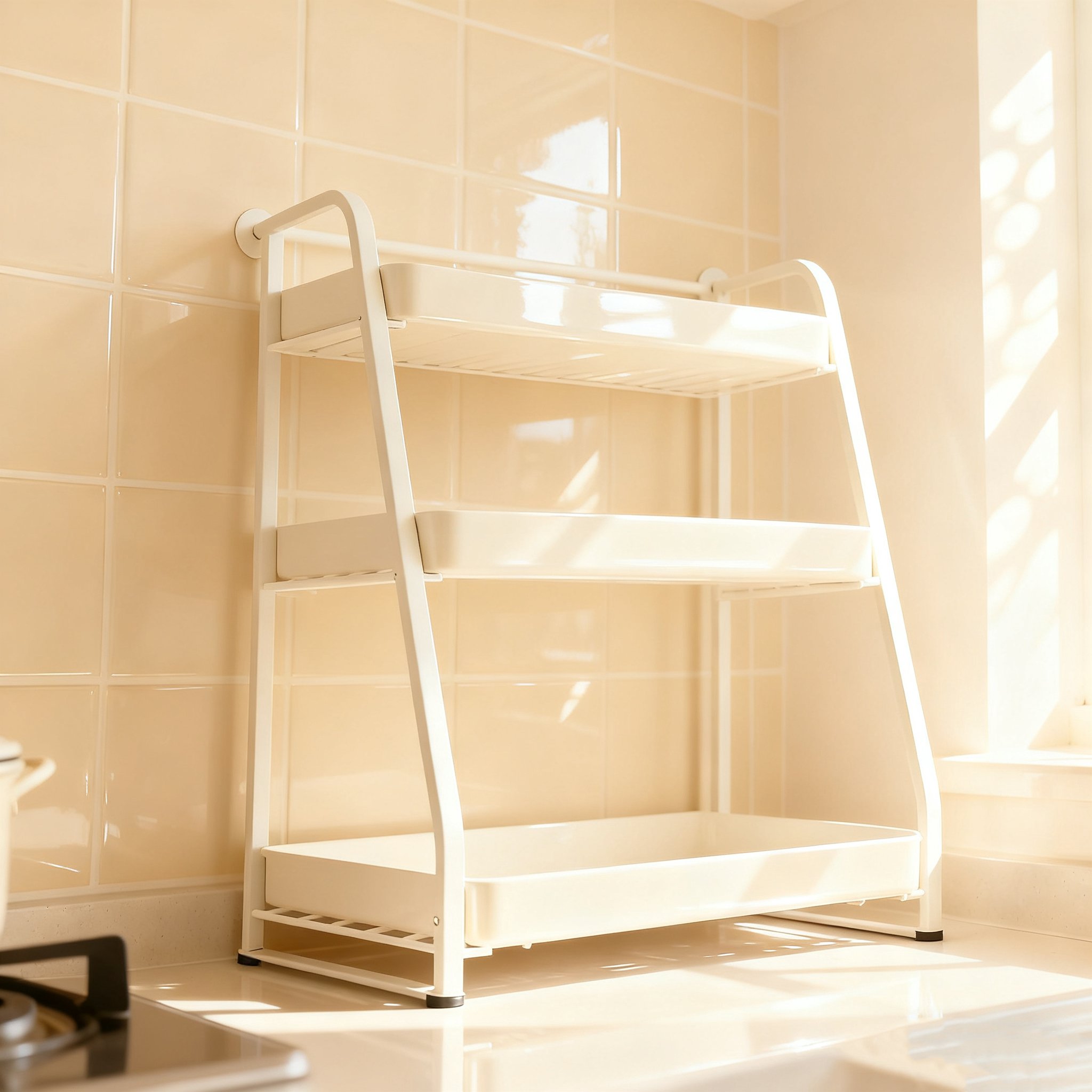 주방 조미료 정리 선반 