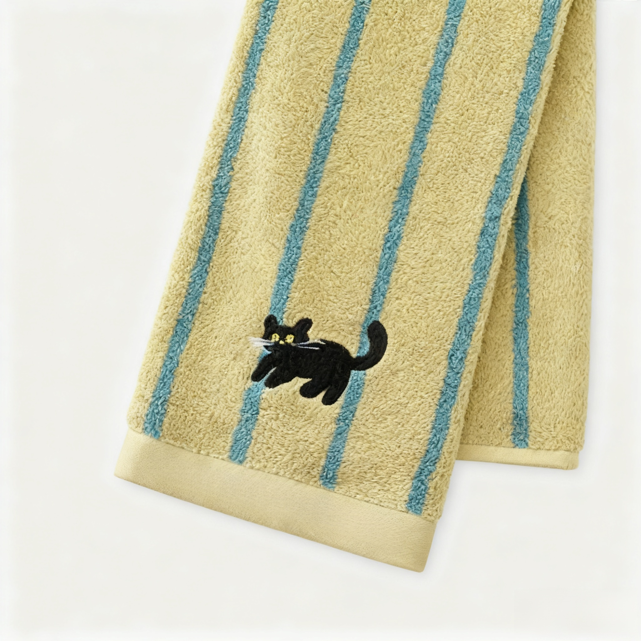 귀여운 고양이 모양 세안용 타월