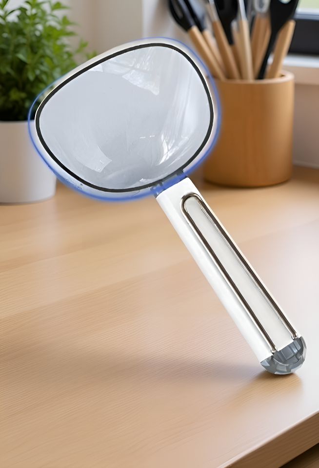 Recoger granos con recipiente eficiente