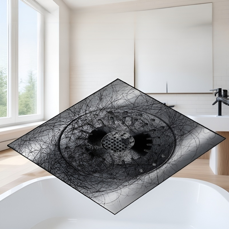 حوض تصريف أرضي قابل للتمدد مصنوع من الفولاذ المقاوم للصدأ 304 للحمام