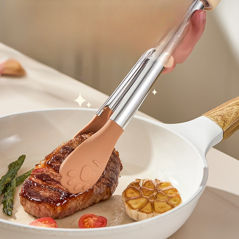 キッチン専用高温耐熱フードトングセット 家庭用食材トングツール
