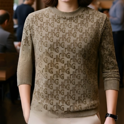 캐주얼 패션 남성 상의 자카드 라운드 긴팔 후드 기모 기모 레깅스 상의