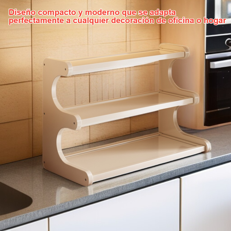 Estante de almacenamiento para portavasos de escritorio