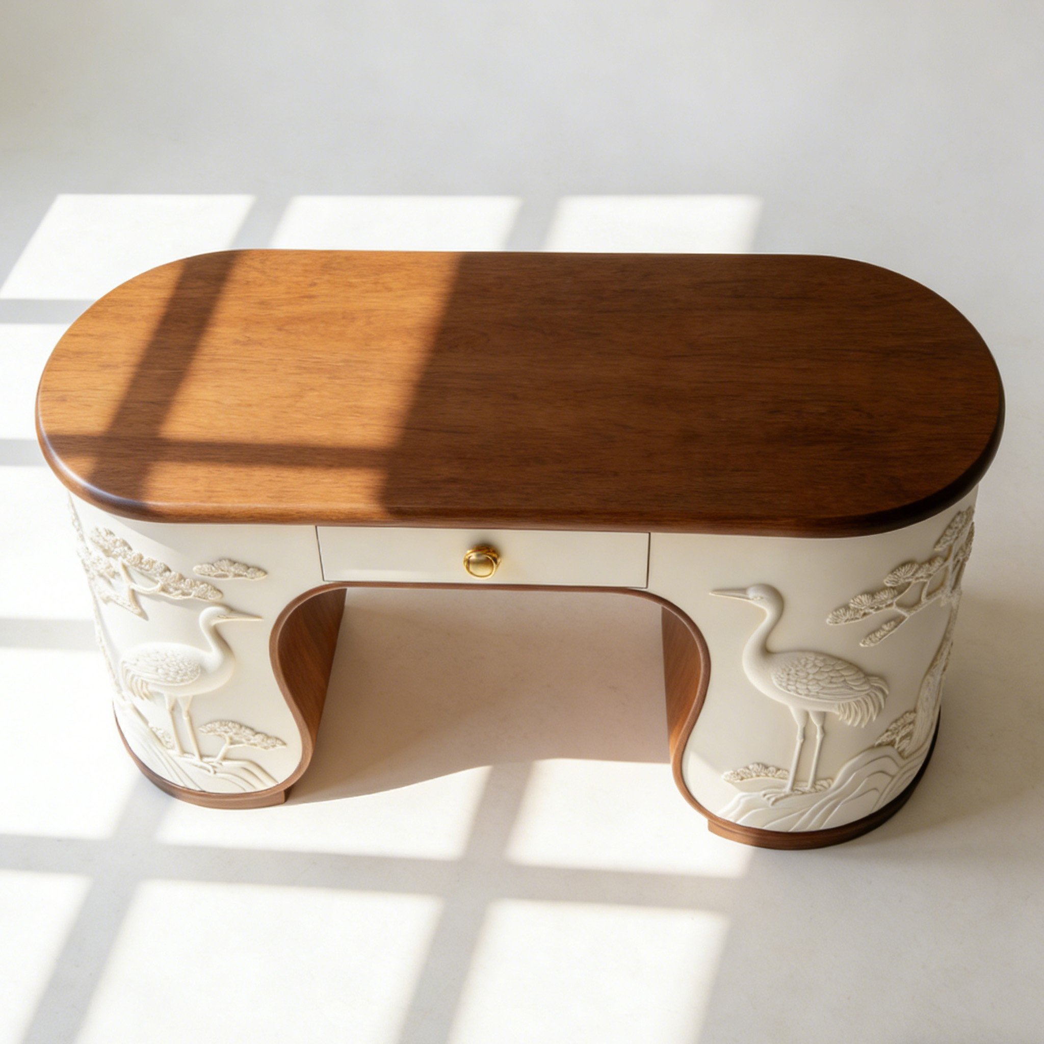 서재 및 사무실 조각 원목 책상