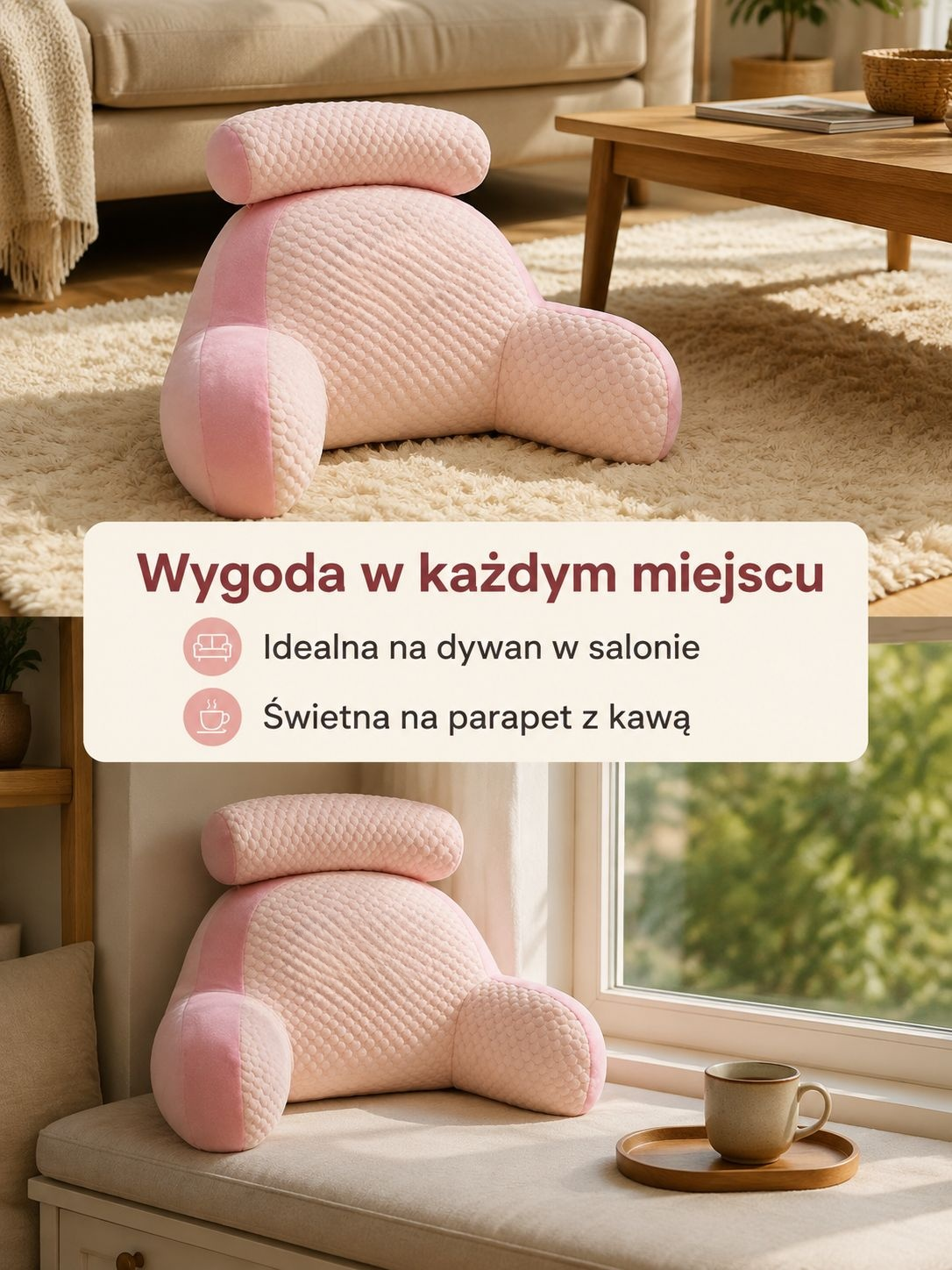 Profilowana poduszka na kark do codziennego użytku