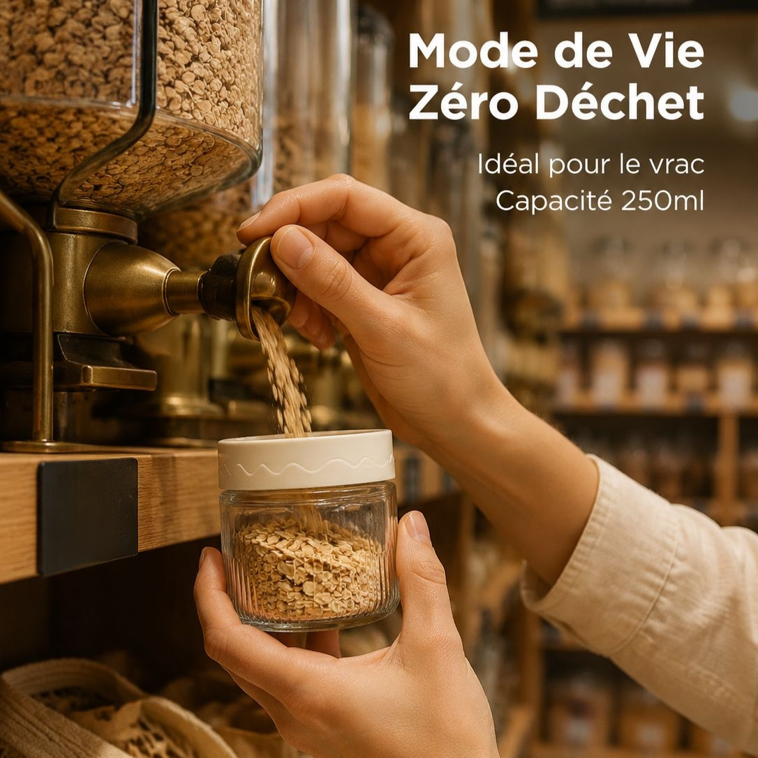 Bocal hermétique pour stockage de céréales