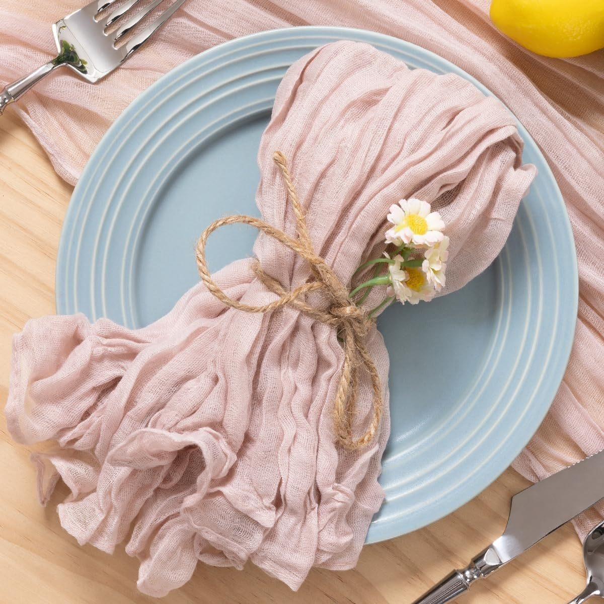 餐巾布絨布起司布餐桌裝飾