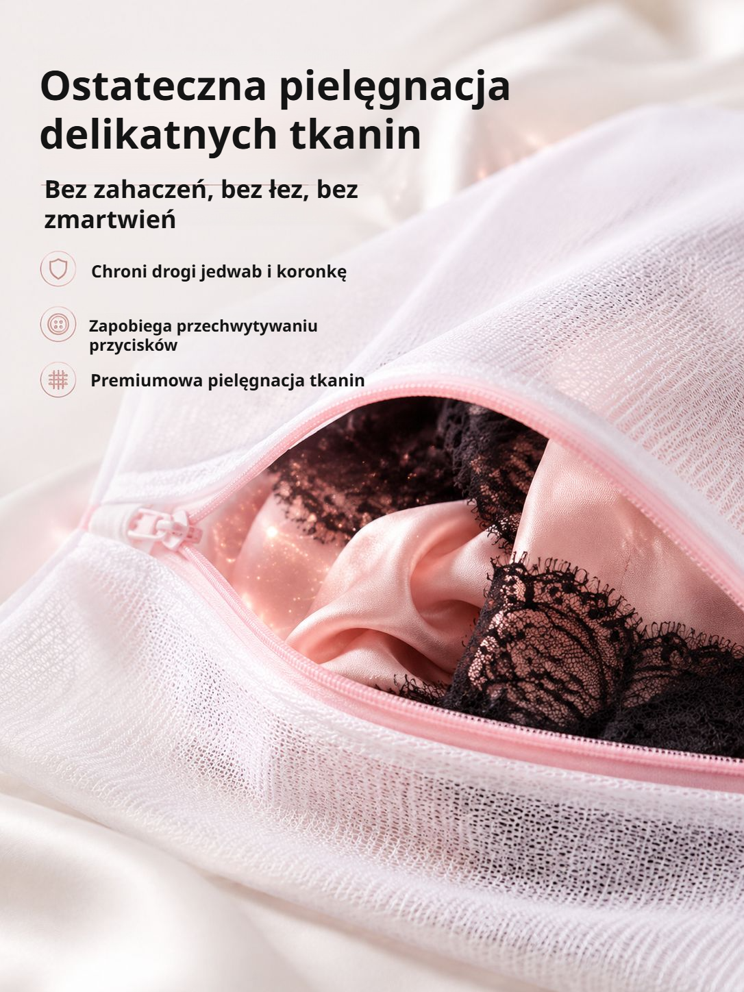 Woreczek do prania bielizny w pralce
