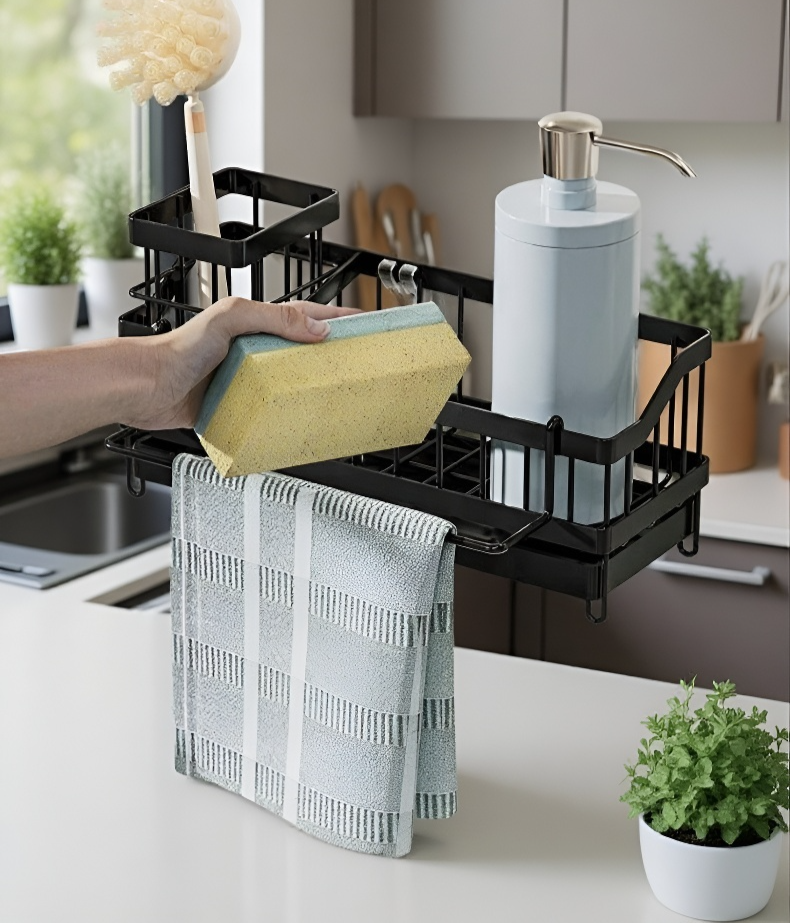 ที่วางจานประหยัดพื้นที่ในห้องครัว