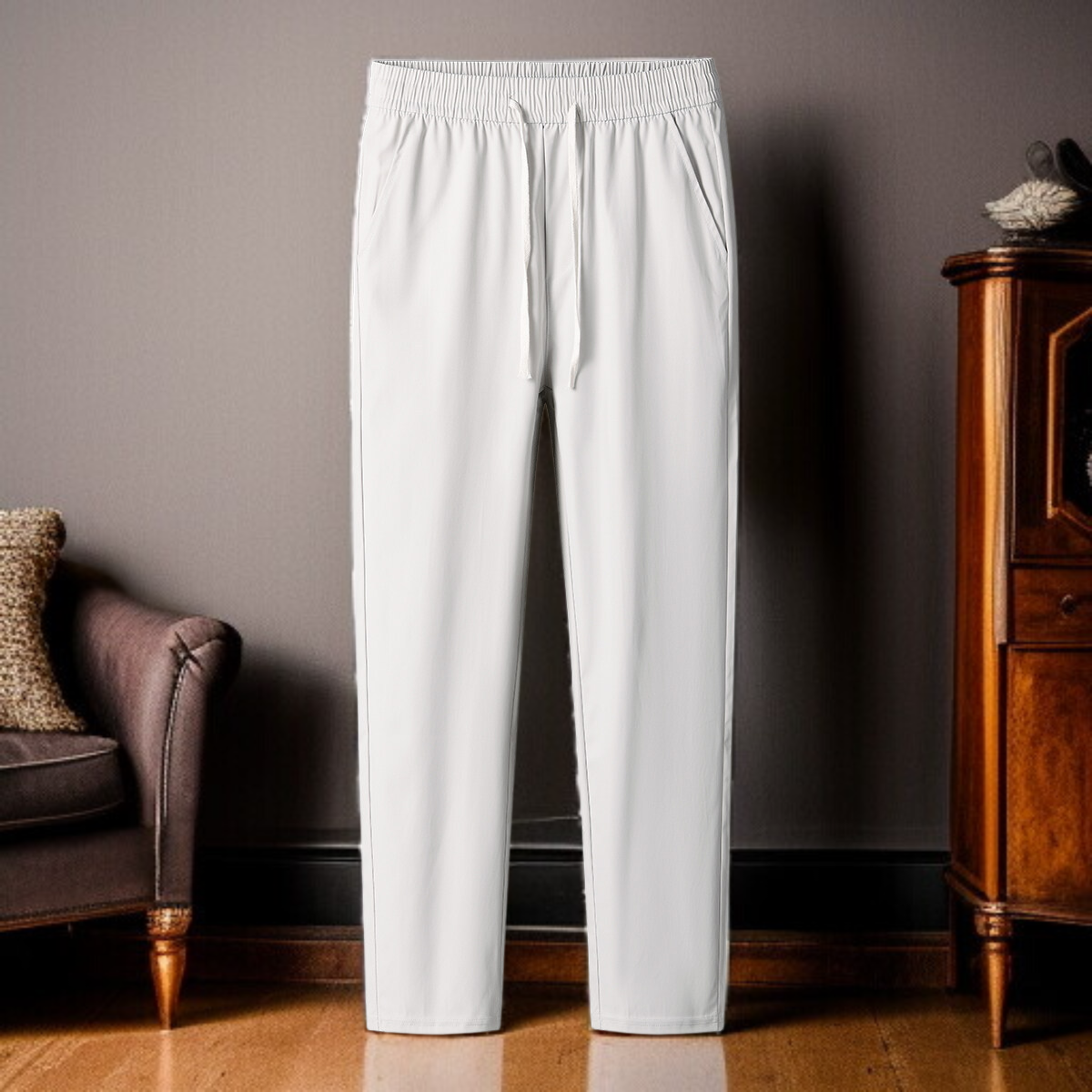 男性用高弾力薄型ビジネスカジュアル三方向アイスインナー