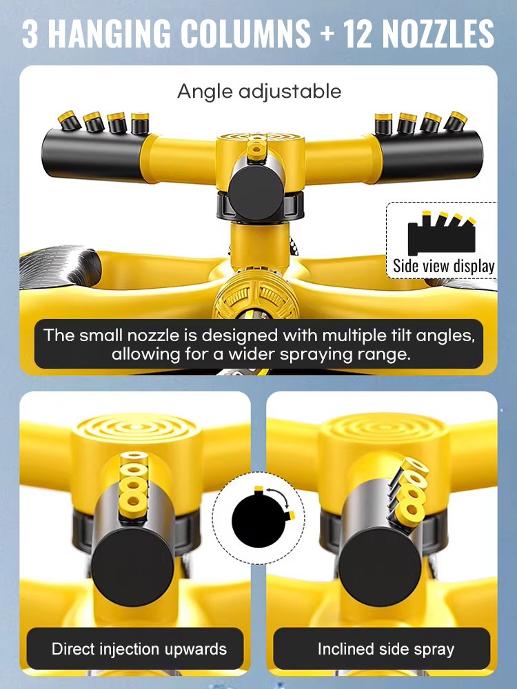 360° Automatic Rotating Sprinkler - Saves 40% of Water