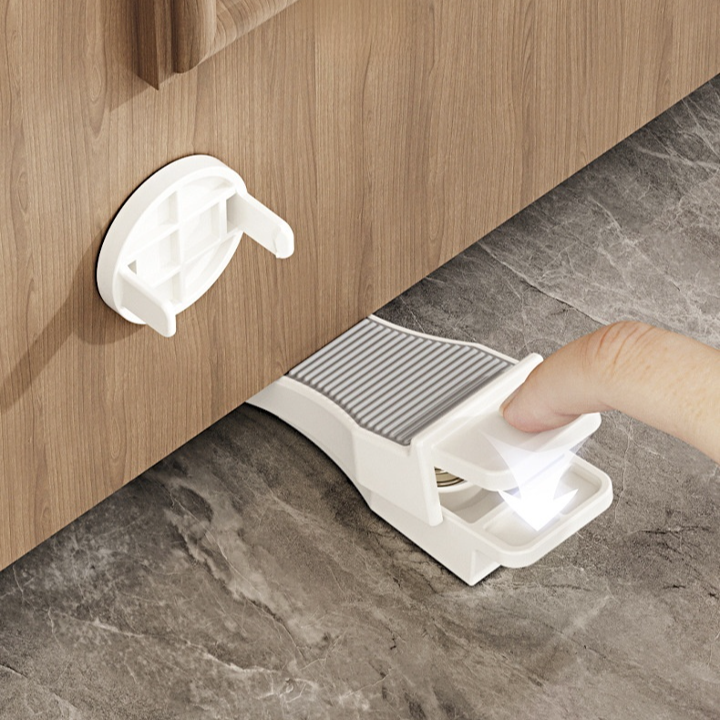 Geräuscharmer Türstopper ohne Bohren