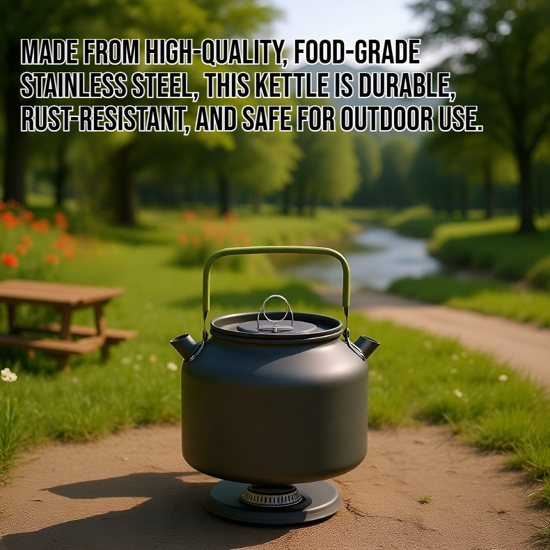 Outdoor camping picnic kettle