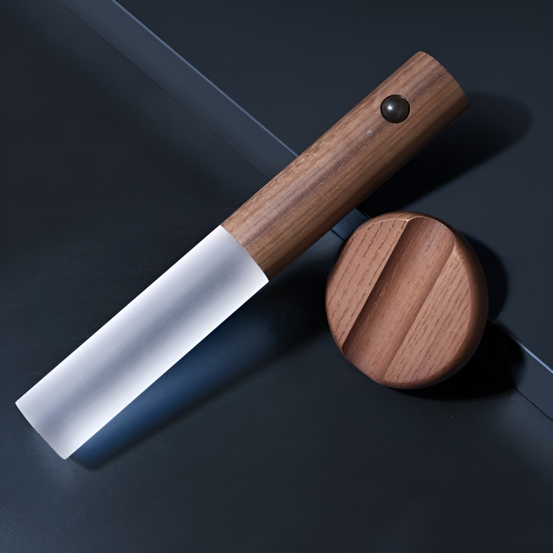 木質感應無線小夜燈