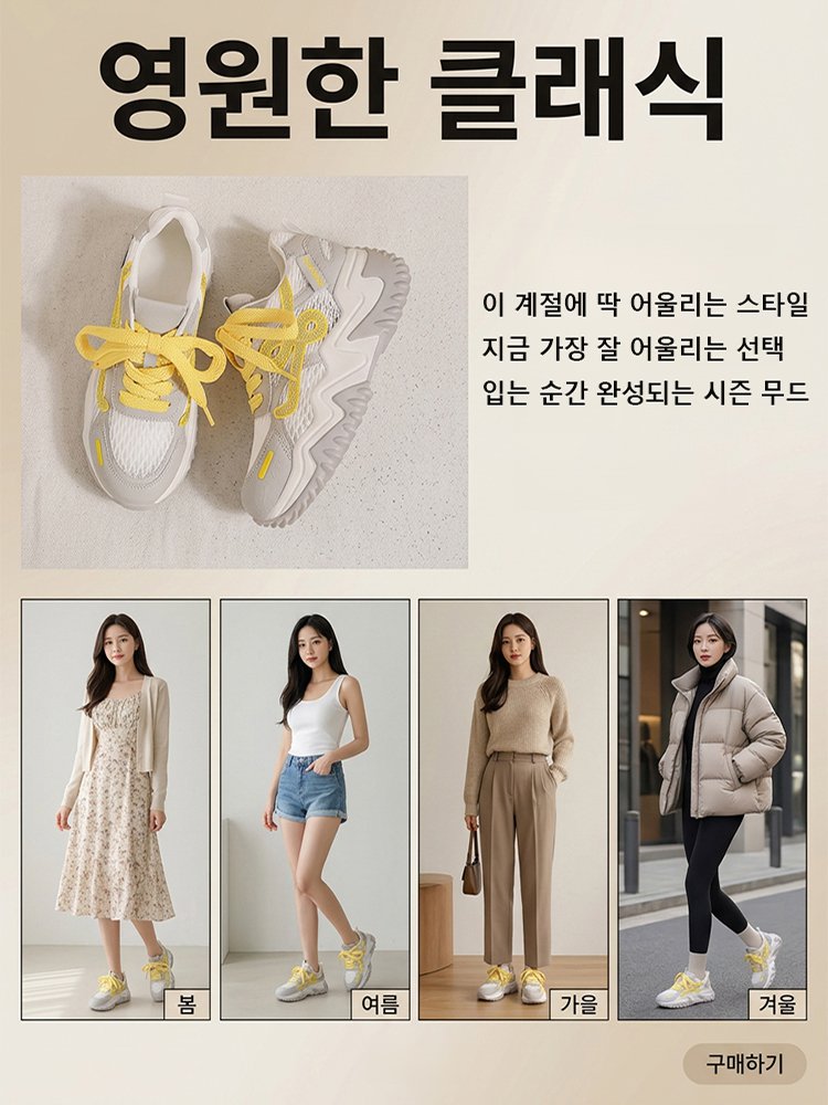 여성 키높이 플랫폼 스포츠 캐주얼 슈즈 