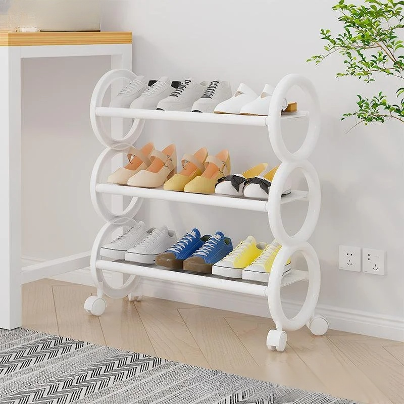 Multi layer household simple shoe rack