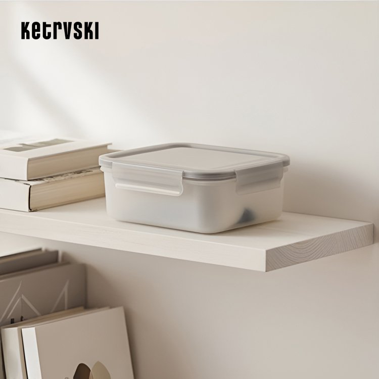 투명 보관 상자에 신선한 과일 보관 예시