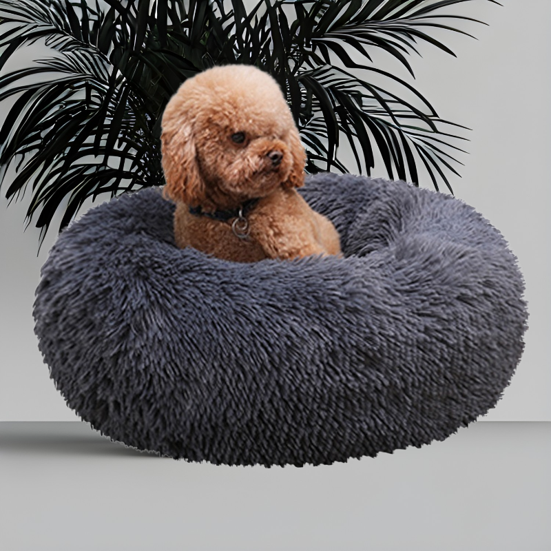 Soft plush pet bed