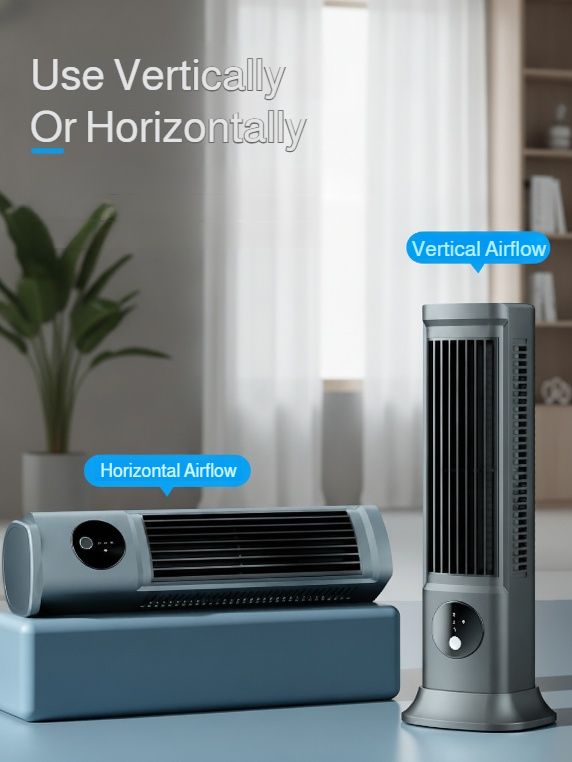 Small table fan with modern design for home