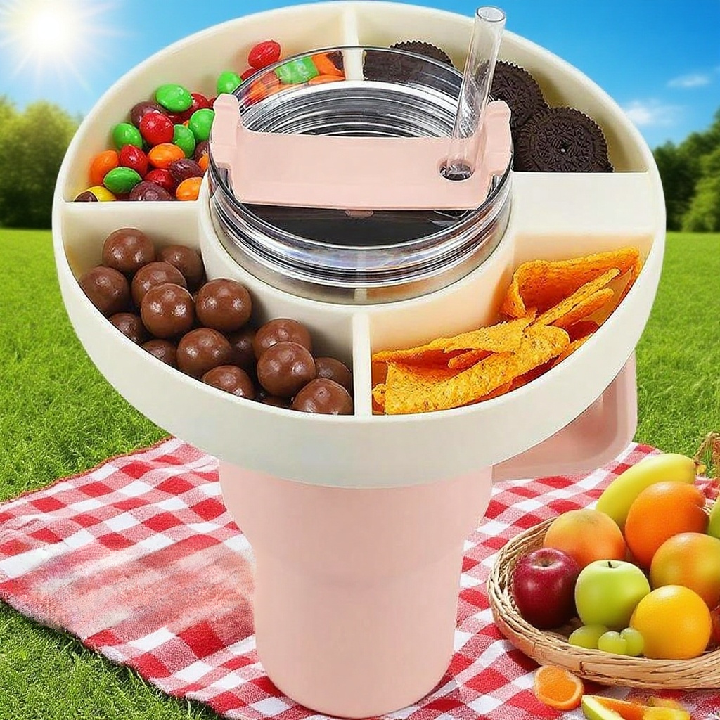 재사용 가능한 실리콘 스낵 트레이