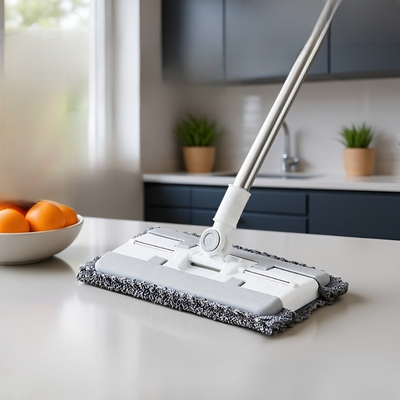 Einweg-Staubwischmopp für Zuhause auf Holzboden