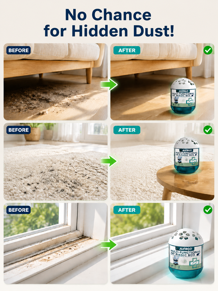 [Baby & Mom Safe Purification] Whole-House Dust Buster Smart Vacuum Cube