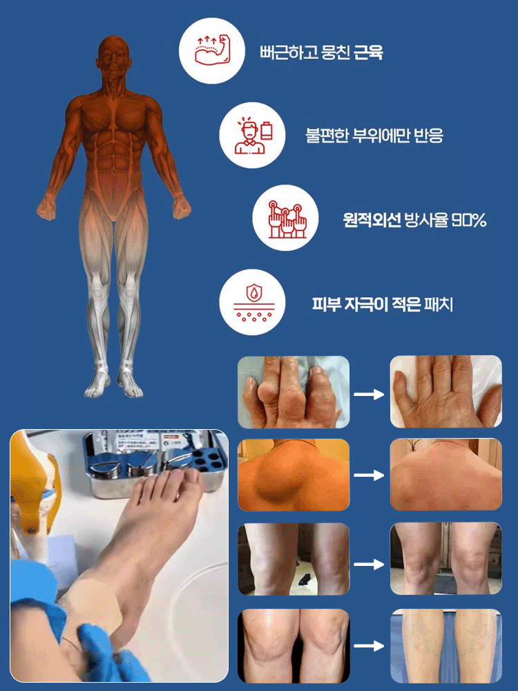[5분 쾌속] 뼛속까지 스며드는 관절 딥케어 패치