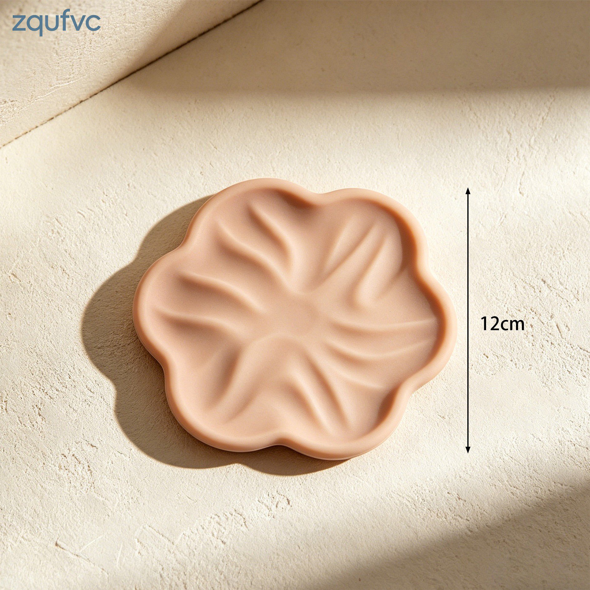 Stacked silicone coasters showing flexible material