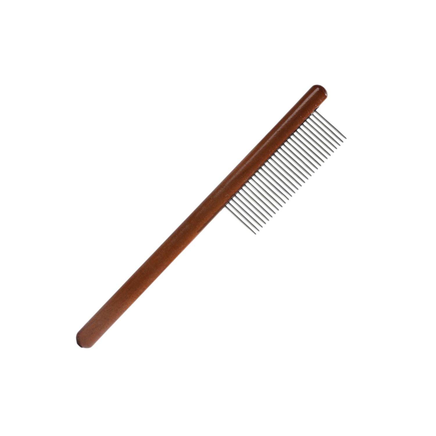 Hundekamm mit Griff aus Massivholz