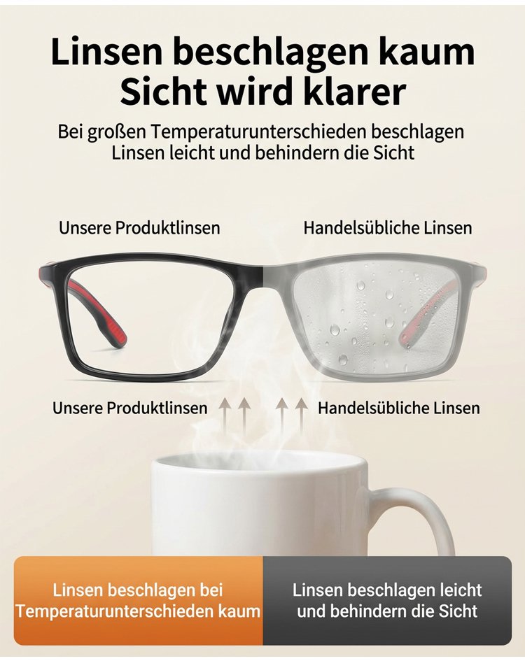Komfortable Lesebrille mit Schutz vor blauem Licht