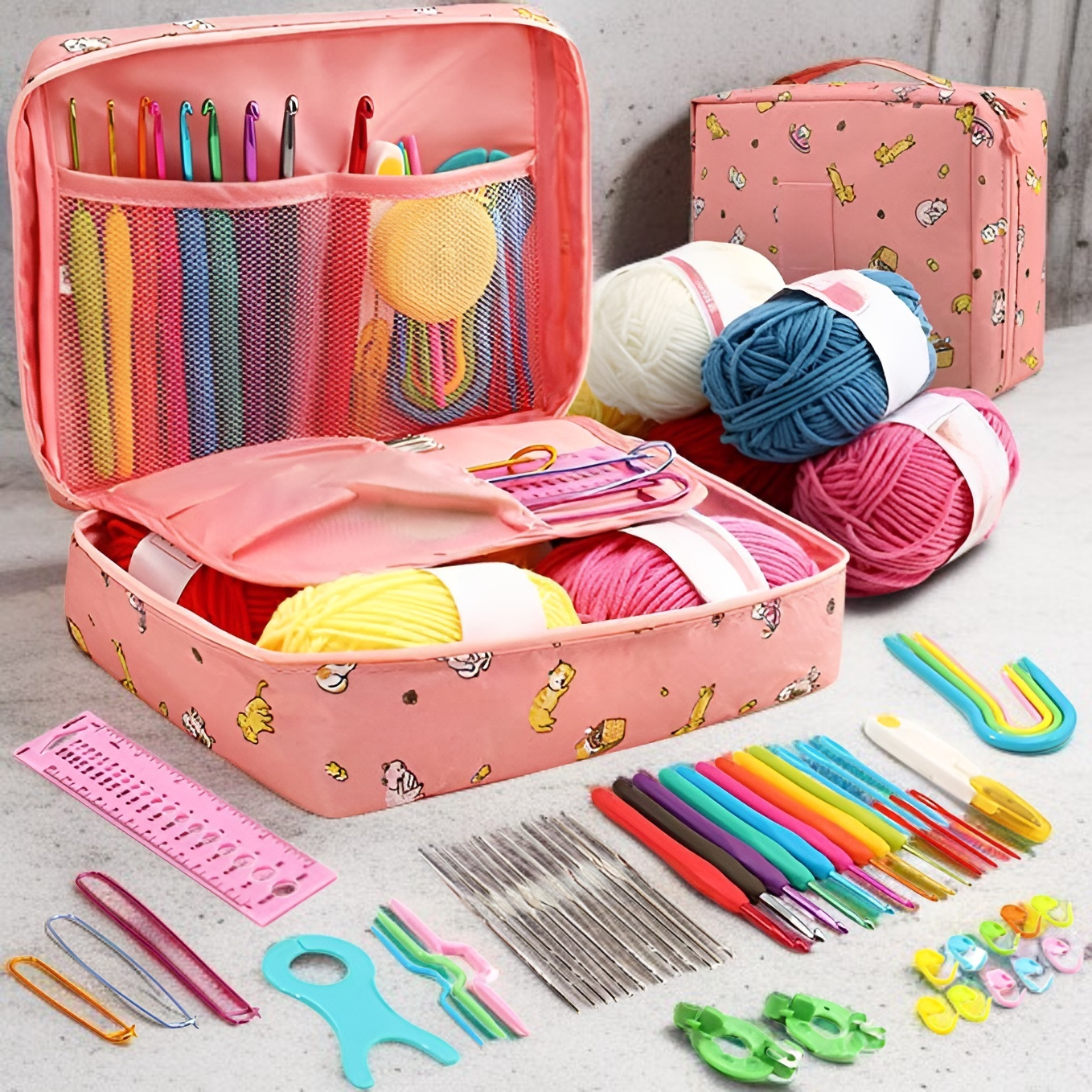 신상품 초보자용 크로셰 키트