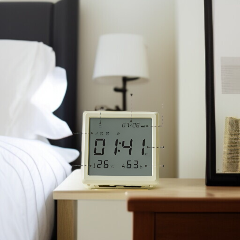 デュアルアラーム設定可能なシーソー時計