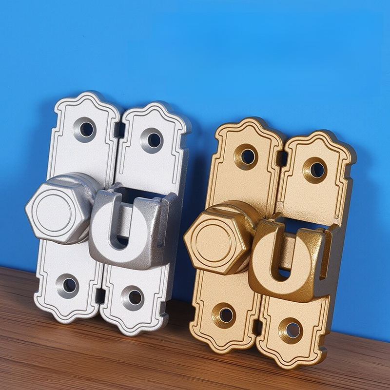 가정용 펀치 프리 도어 버클 두꺼운 알루미늄 합금 도어 겸용 도어 마개 다용도 펀치 프리 도어 버클