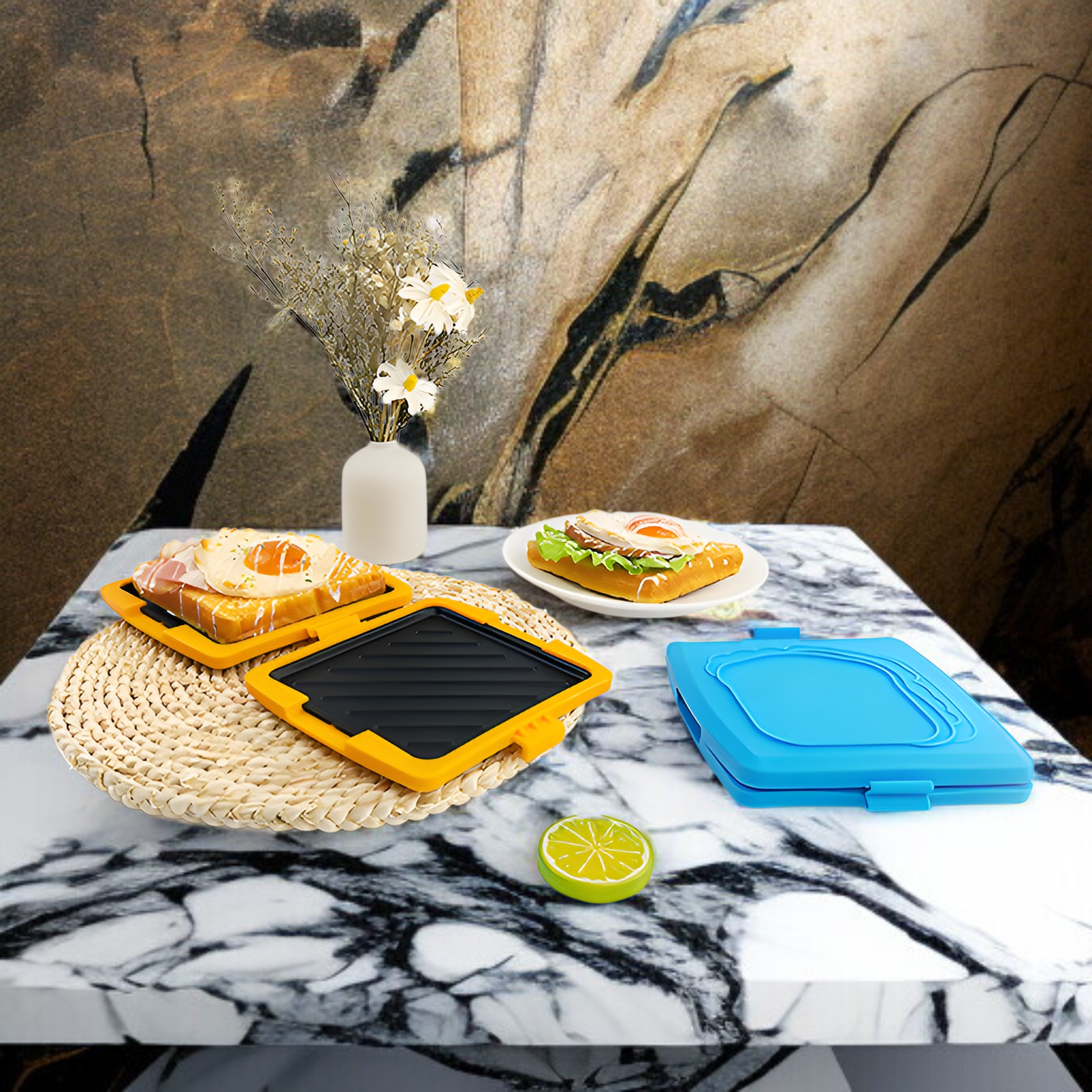 電子レンジでパンを焼く焼き皿