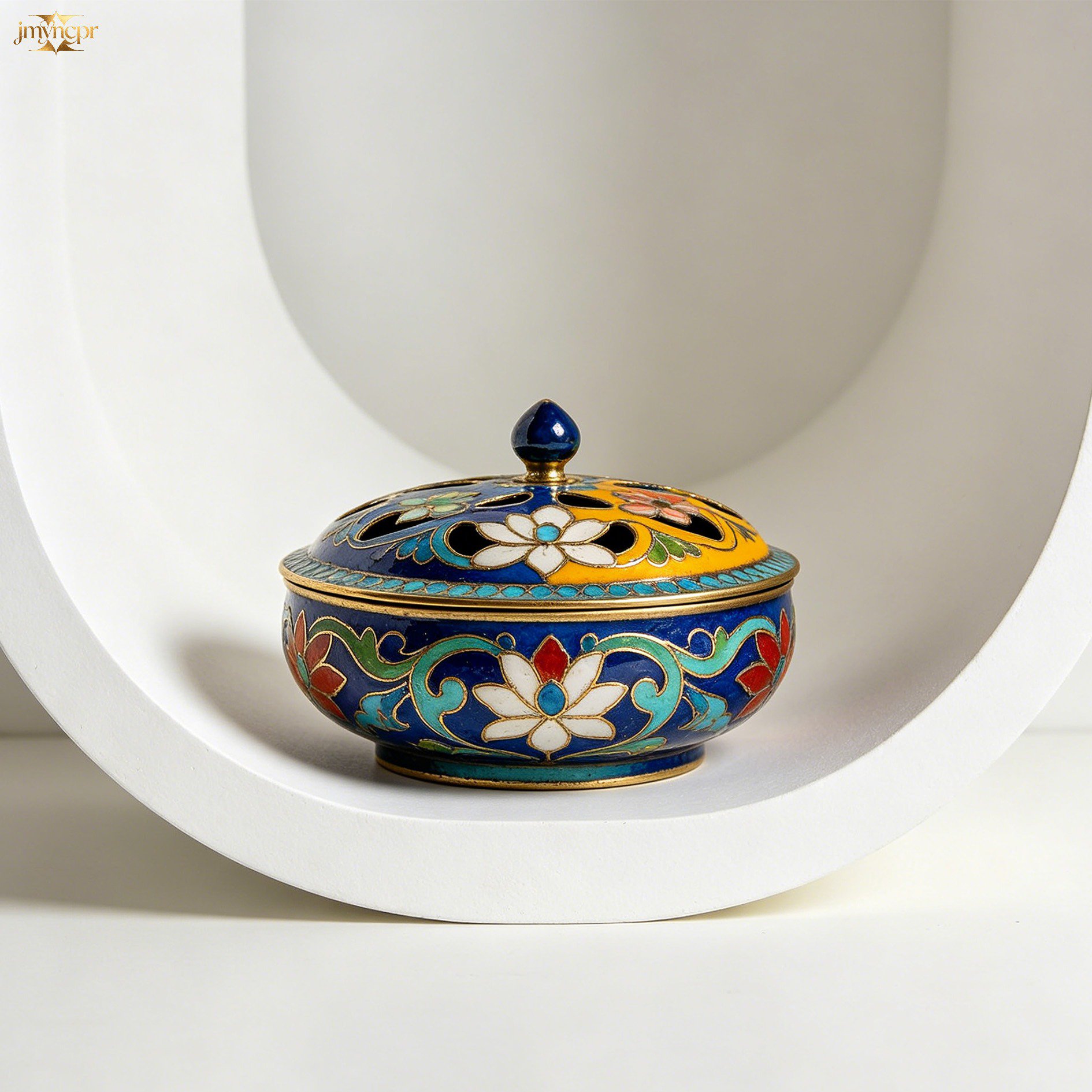 Cloisonné Openwork Storage Boxes (Set of 3)