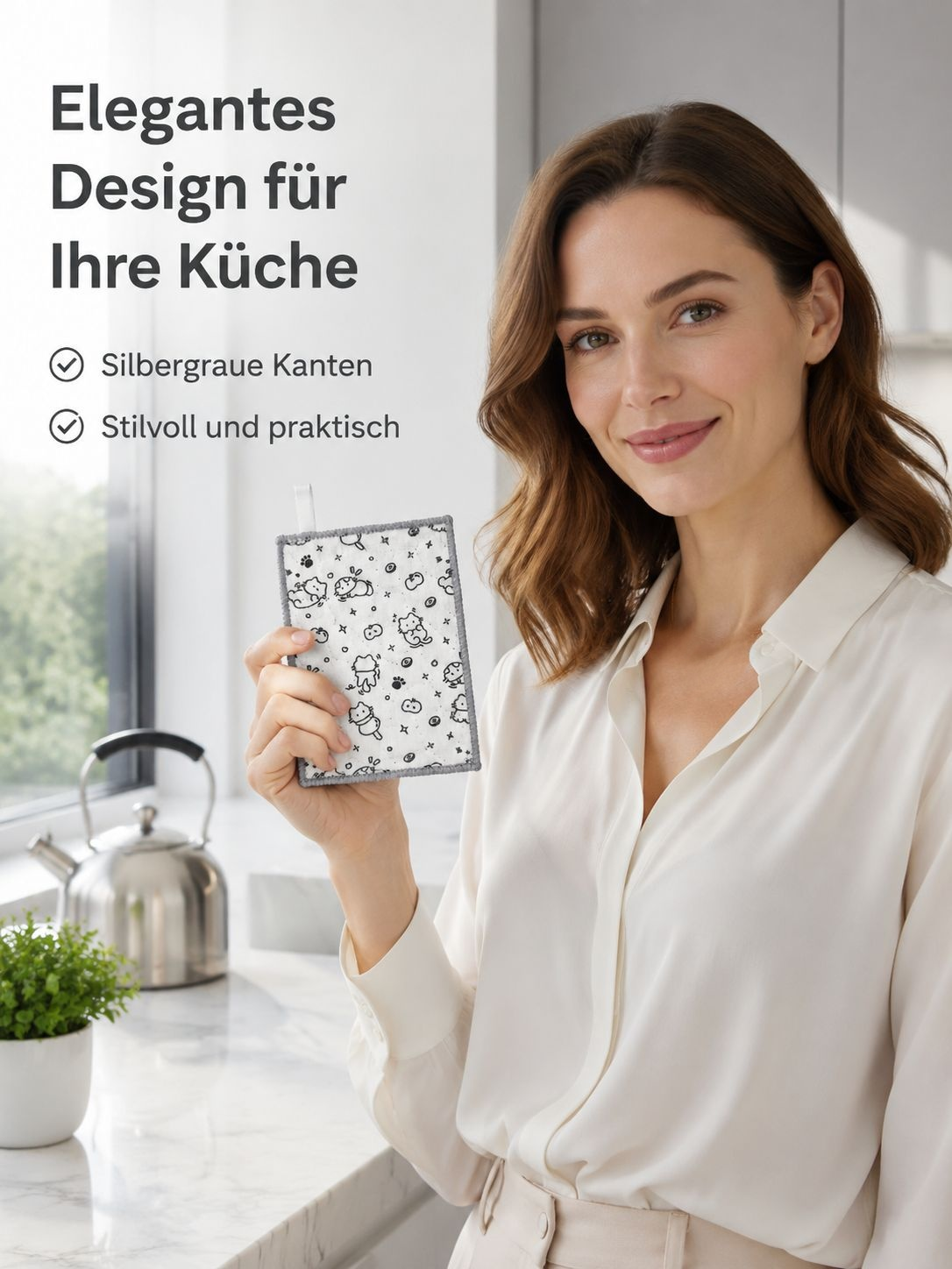 Niedliches Cartoon-Stahldraht-Putztuch für die Küche