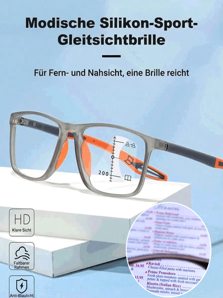 【Eine Brille für das ganze Leben!】Ultraleichte und bequeme Anti-Blaulicht-Brille für Presbyopie