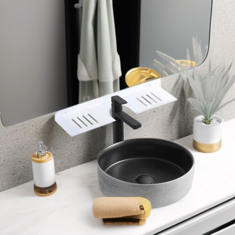 화장실 벽걸이 수납장, 세면대 위 수납 선반, 설치 쉬움