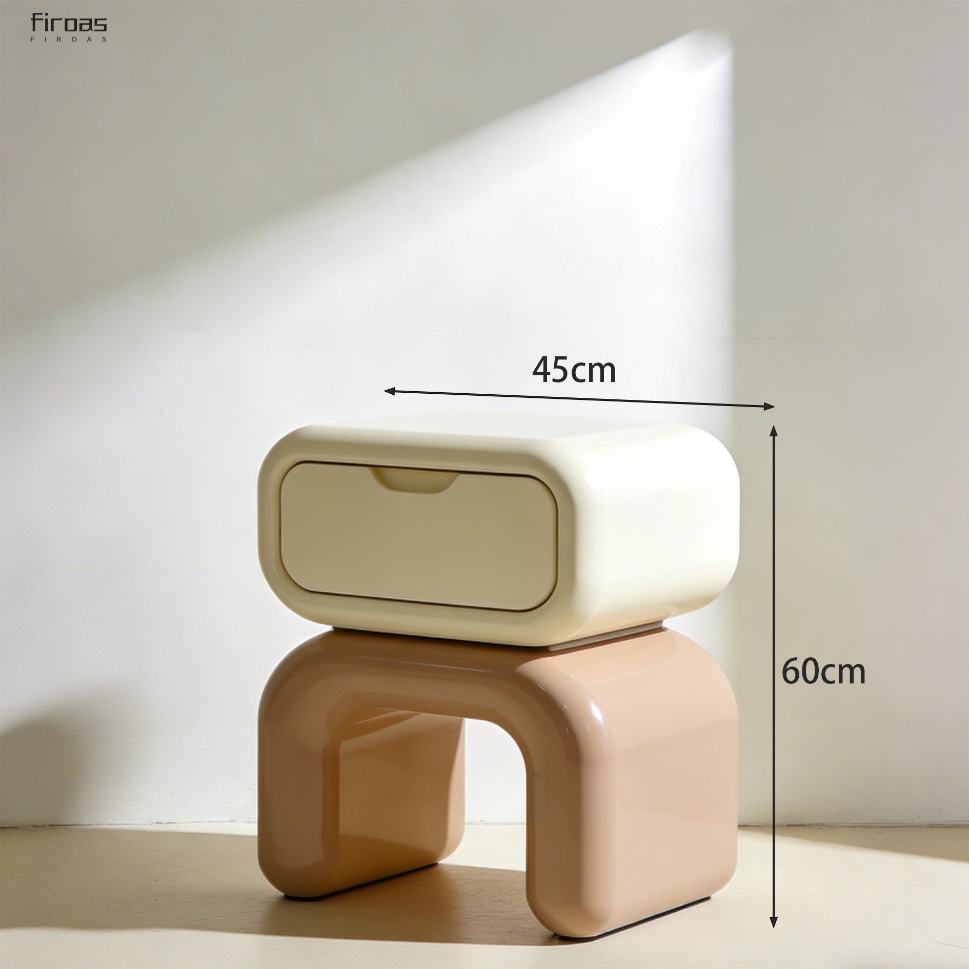 ชุดโต๊ะข้างเตียงสไตล์โมเดิร์นวางข้างเตียง