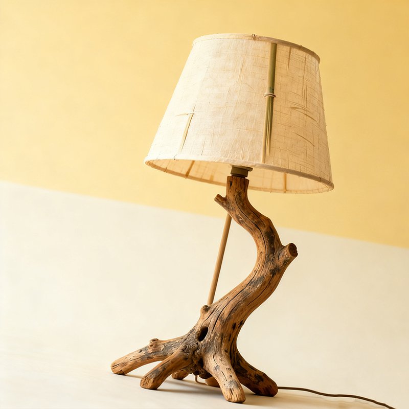 ナチュラル枯枝風テーブルライト装飾品4個セット全体画像