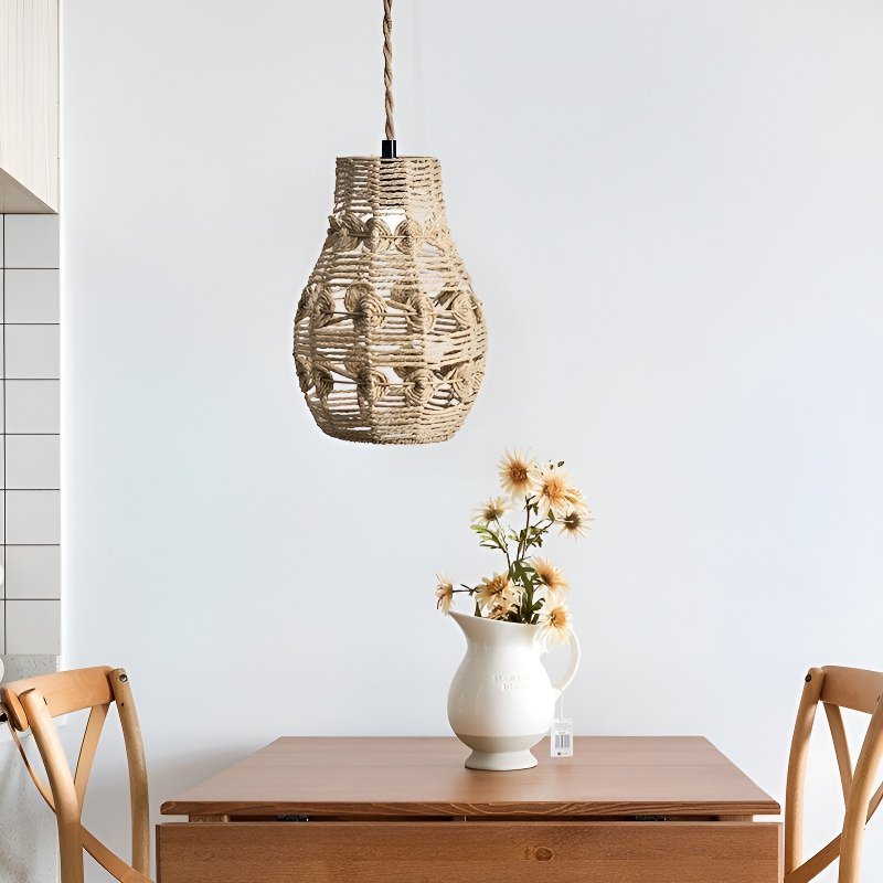 Personalized decorative rattan lamps