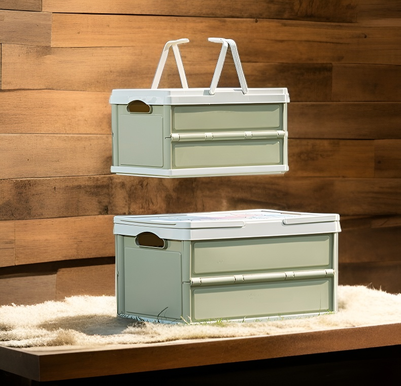 튼튼한 손잡이가 달린 수납 박스