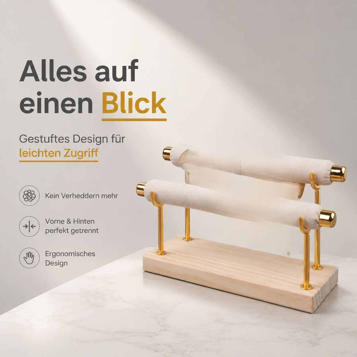  ein- oder zweilagiges Design, Massivholz, geeignet als Fotorequisite