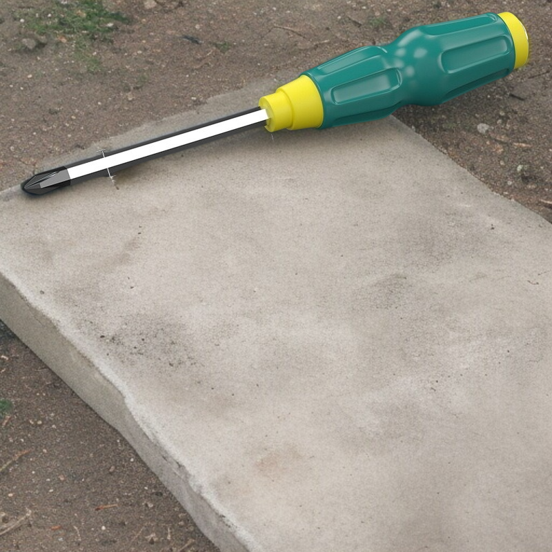 Detalle del mango ergonómico del destornillador