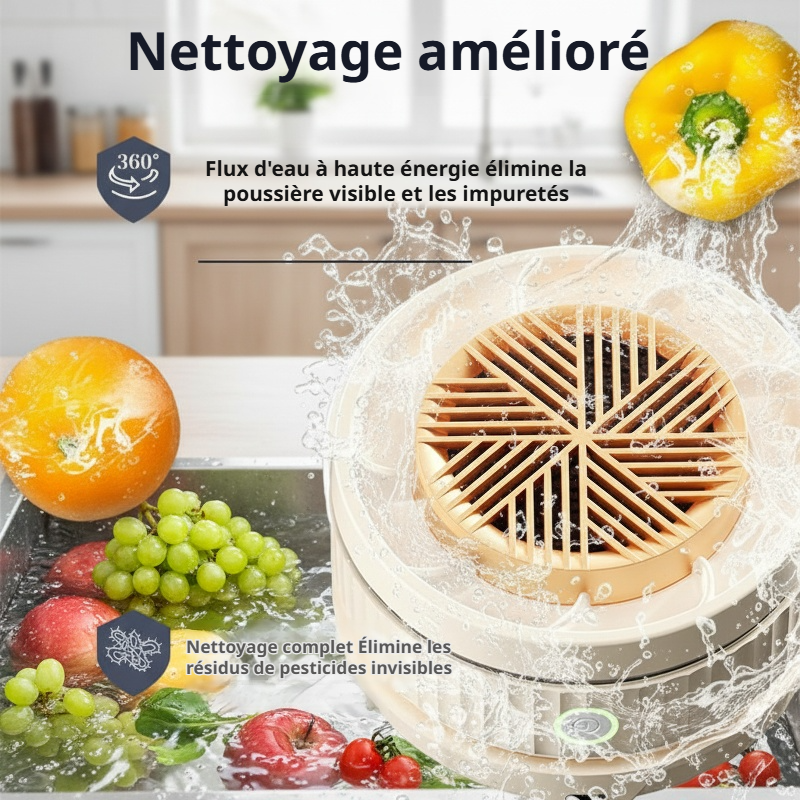 Purificateur électrique sans fil pour fruits et légumes