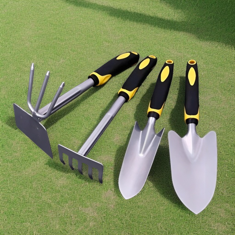 Two-in-one Gardening Hoe and Shovel Set for Outdoor Digging, Weeding, and Planting