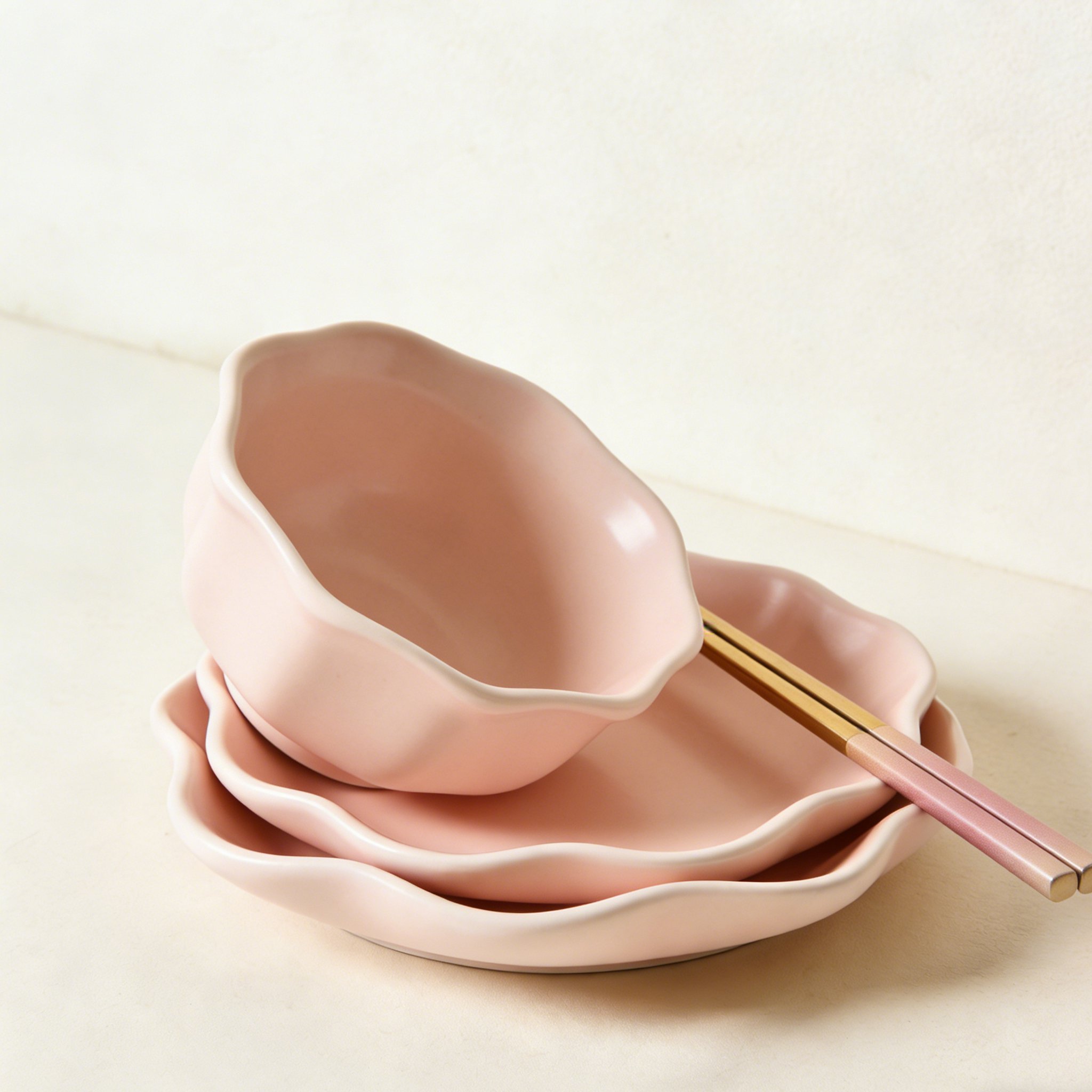 食器セット（お椀・お皿・箸）4人用