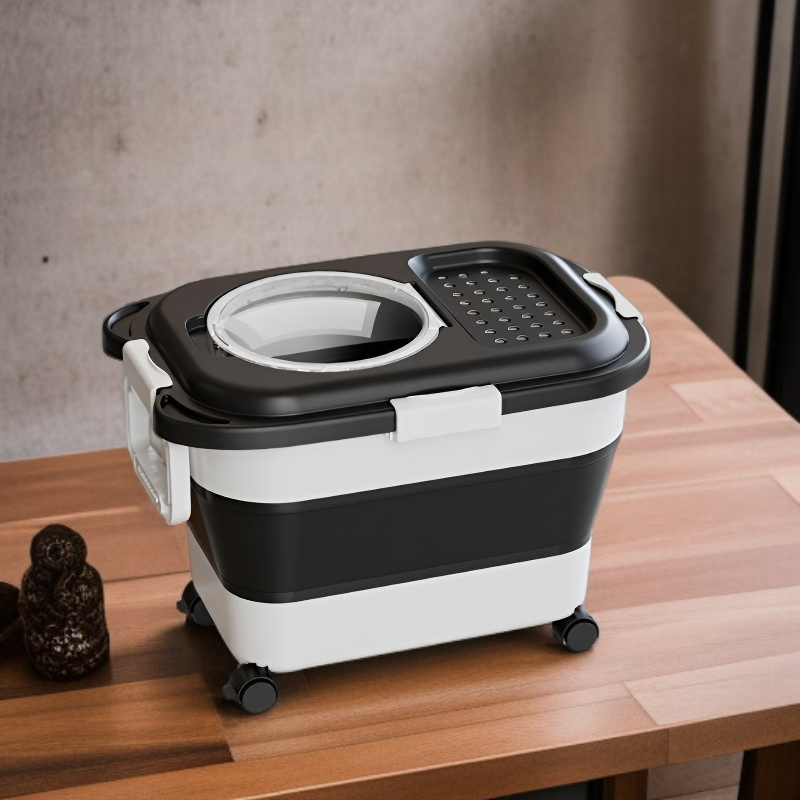 Moisture-proof storage solution for pantry grains