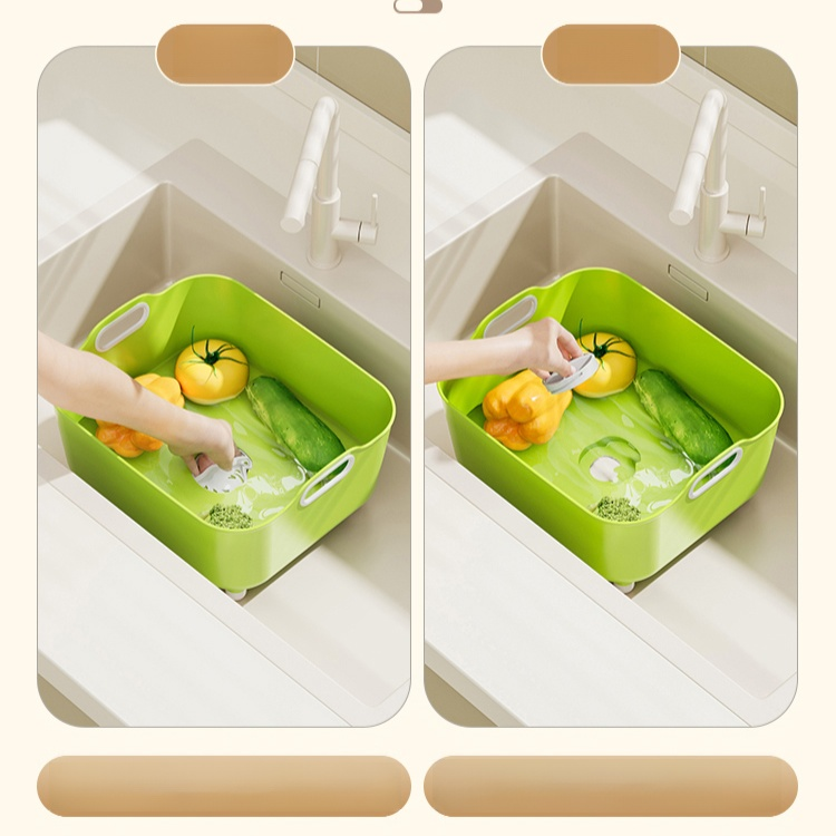 大容量廚房移動瀝水盆