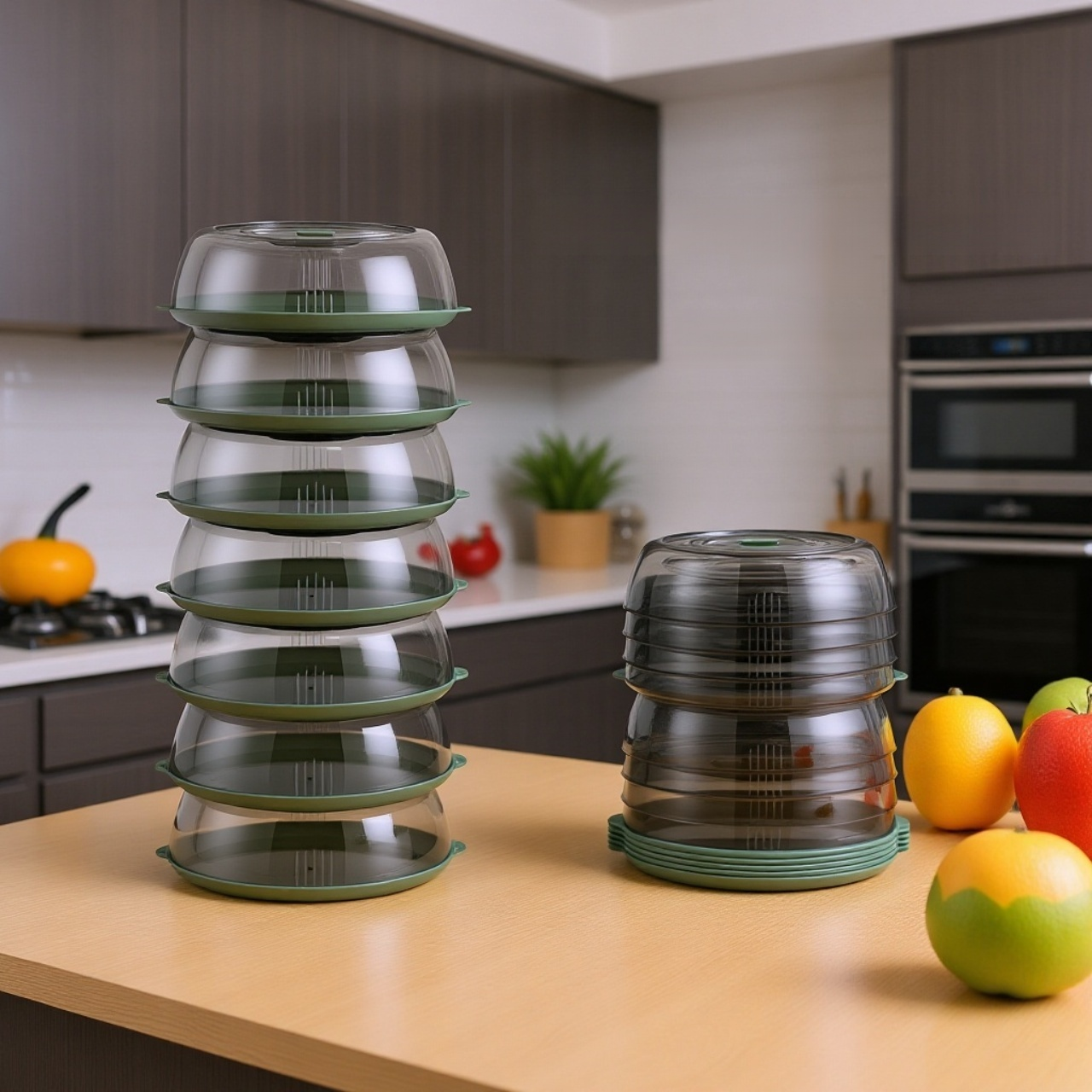 Haushalts-Speisendeckel mit Wärmeschutz und Staubschutz